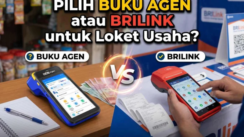 Pilih Buku Agen atau BRIlink untuk Loket Usaha