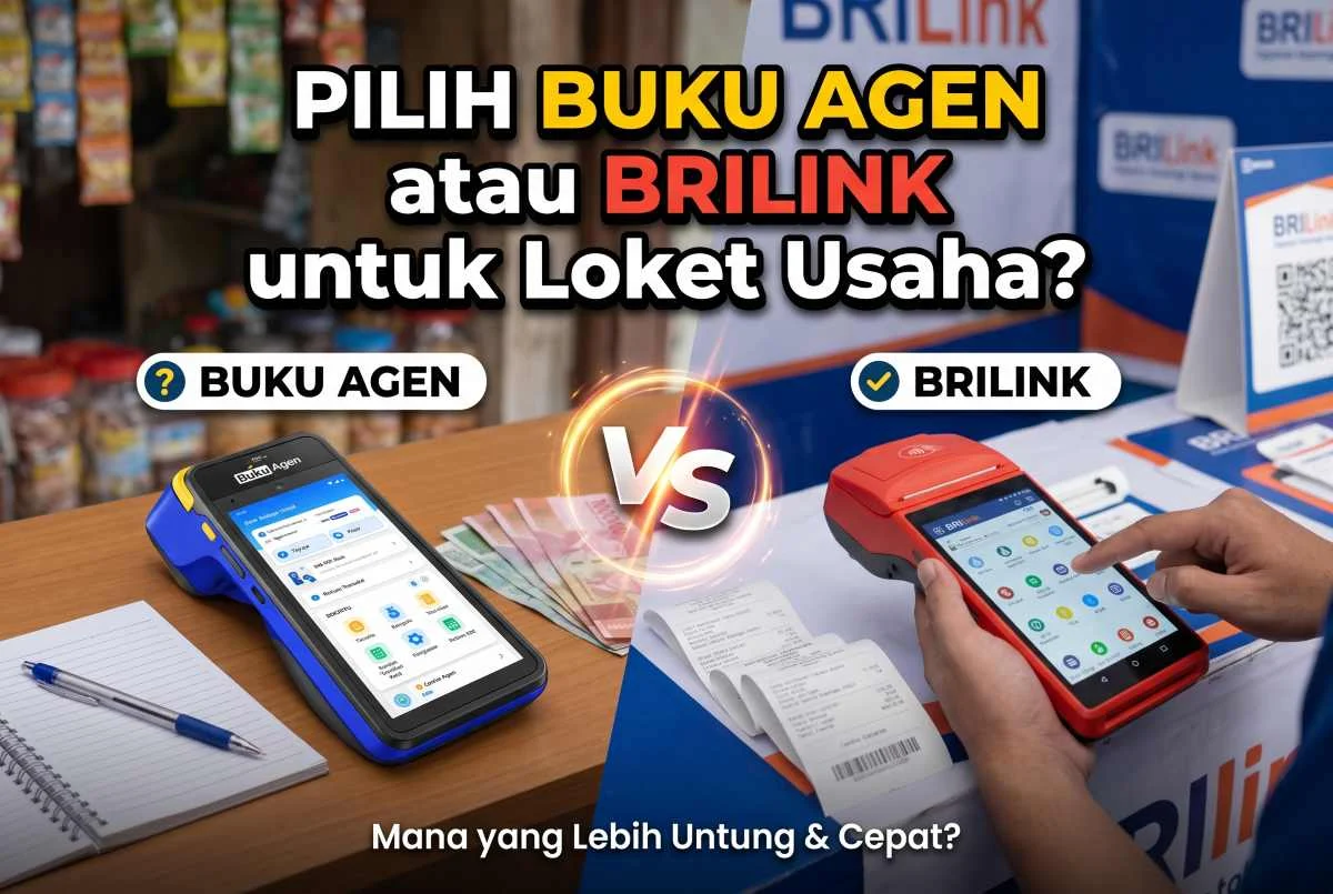 Pilih Buku Agen atau BRIlink untuk Loket Usaha